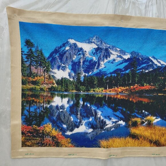 A Landscape Cross Stitch Embroidery Hanging Wall Decor Handmade - Picture 4 of 16